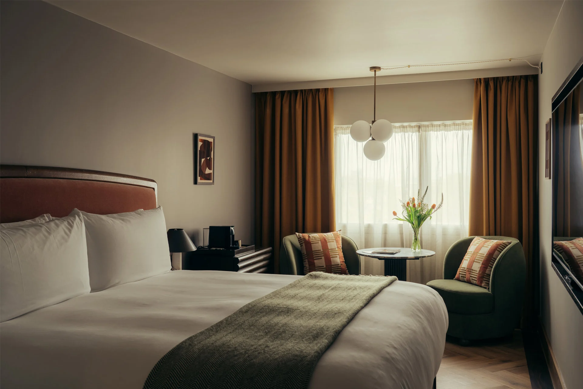 Editorial view for The Webster Creates Rooms for Reading and Company