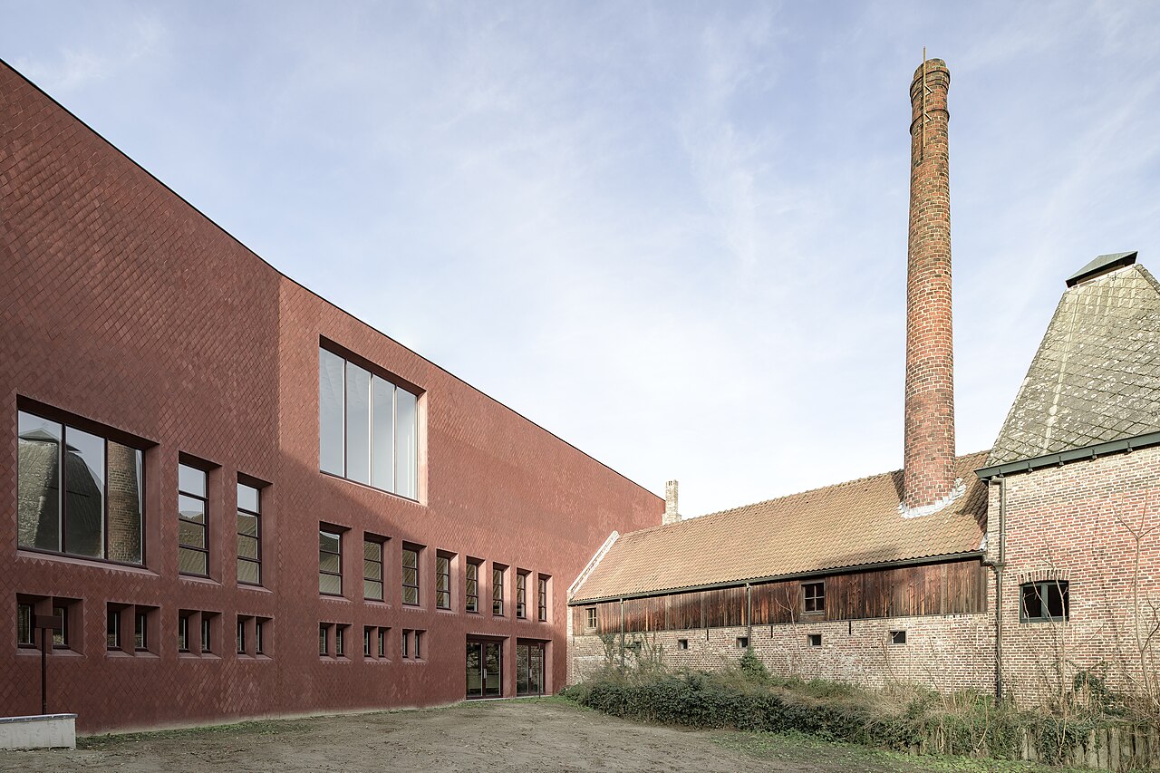Archival photograph of Z33 in Hasselt by Olmo Peeters, January 2020